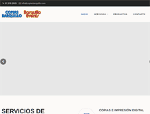 Tablet Screenshot of copiasbarquillo.com